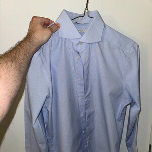 Suitsupply Dress Shirt - Checked Blue - 38 -15